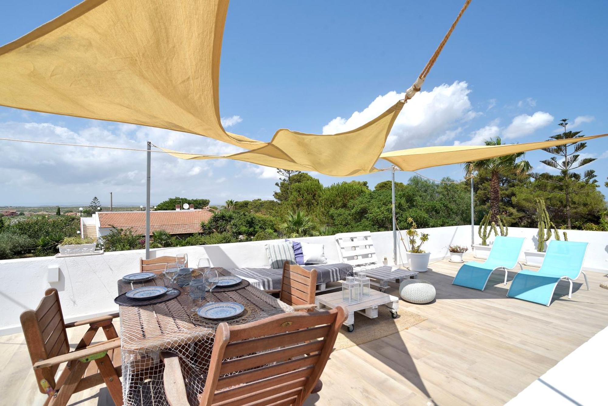 Romantic House Terrazza Vista Mare Santa Maria Del Focallo Rum bild