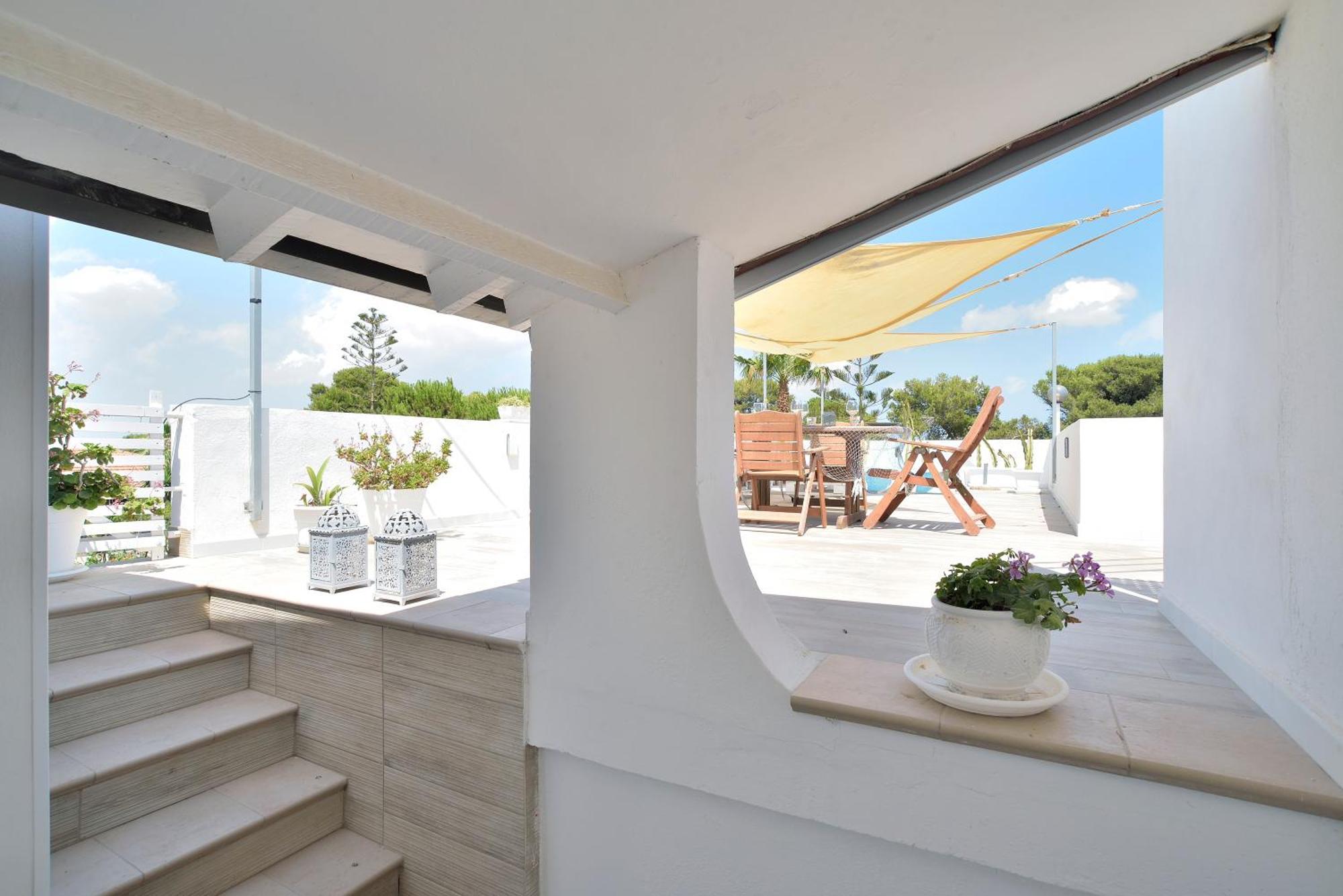 Romantic House Terrazza Vista Mare Santa Maria Del Focallo Rum bild